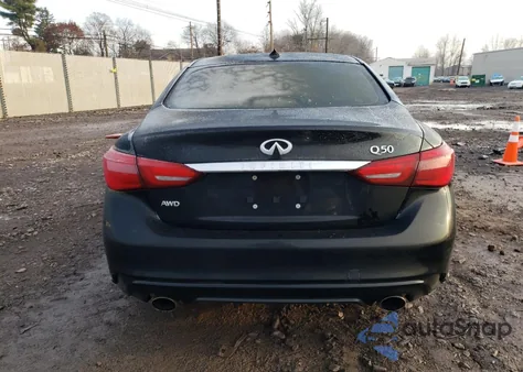 2019 Infiniti Q50 Luxe from USA, damaged, VIN JN1EV7AR4KM593681